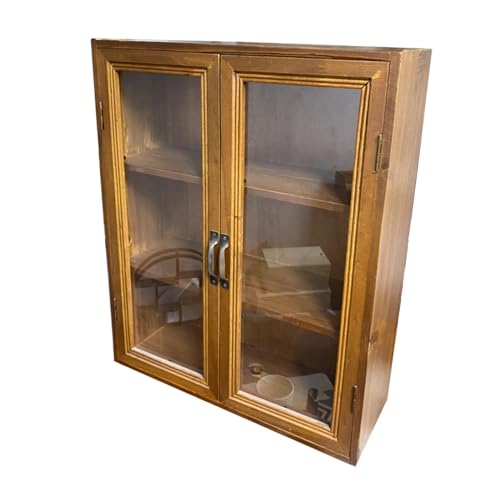 Schreibtisch-Organizer aus Holz im Vintage-Stil für Schminktisch, rustikale Vitrine für Aufbewahrung im Retro-Stil von Generisch