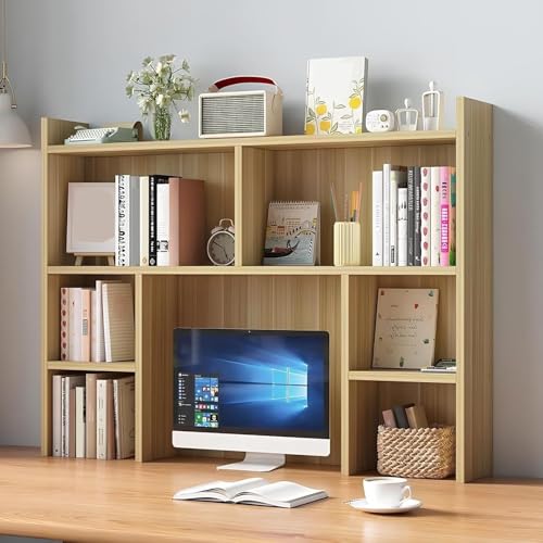 Schreibtisch-Stall-Organizer mit 2 Ebenen, Mehrzweck-Regal für Wohnheim, Büro und Computertische zu Hause von Generisch