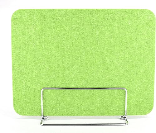 Schreibtisch-Trennwand – grüner Niesschutz für Arbeitsbereiche, Geräuschreduzierung und visuelle Ablenkung, 40 x 40 cm, montierter Sichtschutz von Generisch
