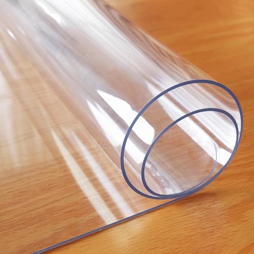 Schreibtischabdeckung, PVC-Vinyl-Pad für Büro, Schreiben, Computer-Kommode und Nachttisch, 1,6 mm dick, rechteckige Tischabdeckung Schreibtischabdeckung, PVC-Vinyl-Pad für Büro, Schreiben, Computer-Kommode und Nachttisch, 1,6 mm dick, rechteckige Tischabdeckung von Generisch