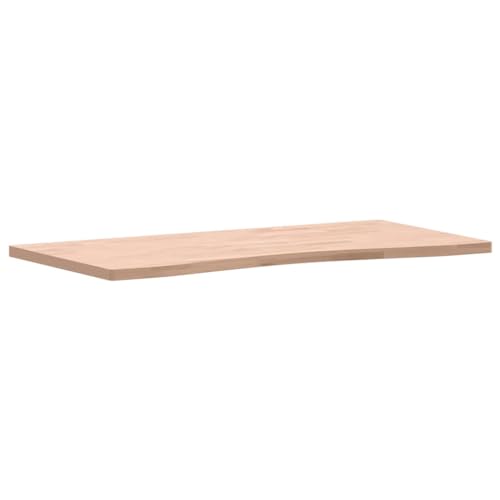 Schreibtischplatte aus massivem Buchenholz, 100 x 4550 x 2,5 cm, Ersatztischplatte für Esszimmer, Küche oder Büro, robuste Arbeitsfläche für Schreibtische und Tische von Generisch