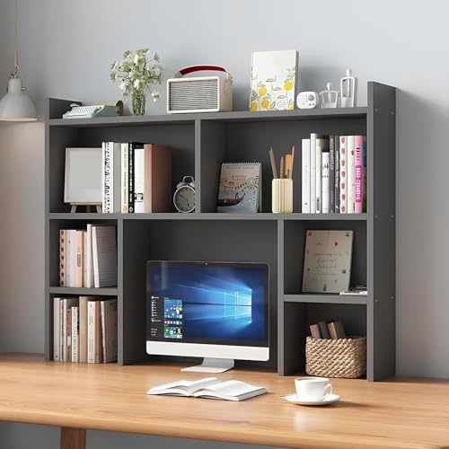 Schreibtischstall-Organizer, 2-stöckiges Bücherregal für Wohnheim, Büro und Zuhause – platzsparende Desktop-Aufbewahrungslösung Schreibtischstall-Organizer, 2-stöckiges Bücherregal für Wohnheim, Büro und Zuhause – platzsparende Desktop-Aufbewahrungslösung von Generisch