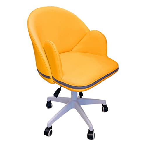 Schreibtischstuhl mit mittlerer Rückenlehne aus Leder - Ergonomischer Bürostuhl mit Armlehnen & 360° Drehgelenk Schreibtischstuhl mit mittlerer Rückenlehne aus Leder - Ergonomischer Bürostuhl mit Armlehnen & 360° Drehgelenk von Generisch