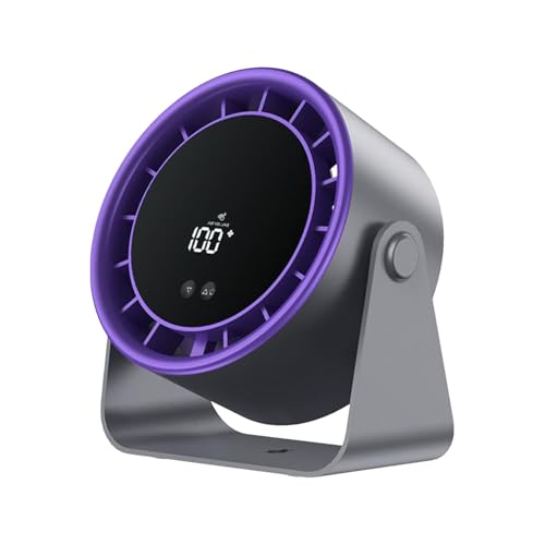 Schreibtischventilator - Elektrischer Luftzirkulator Persönlicher Kühllüfter - Digitales Display Kühlzubehör Ventilator Für Reise Büro Wohnheim Schreibtischventilator - Elektrischer Luftzirkulator Persönlicher Kühllüfter - Digitales Display Kühlzubehör Ventilator Für Reise Büro Wohnheim von Generisch