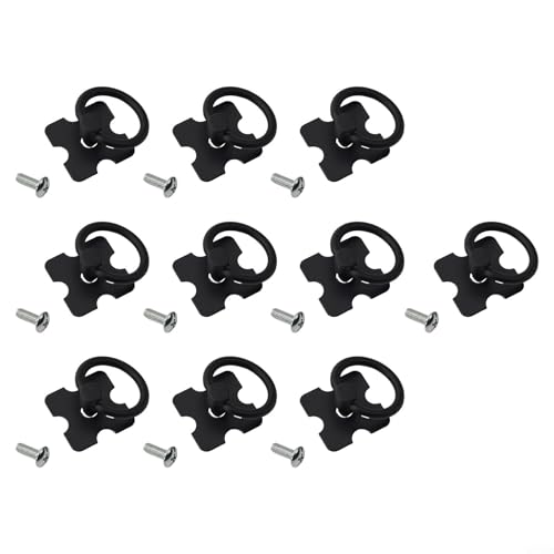 Schubladenknöpfe und Griffe aus Metall mit mexikanischem Vintage-Design, geeignet für Holzmöbel einschließlich Schränke und Truhen (10 Stück, schwarz) von Generisch