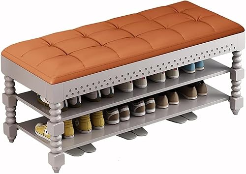 Schuhaufbewahrungsbank, Regal mit Kissen für Eingangsbereich, Wohnzimmer, Schlafzimmer, Flur, Holzmöbel, einfach zu montieren Schuhaufbewahrungsbank, Regal mit Kissen für Eingangsbereich, Wohnzimmer, Schlafzimmer, Flur, Holzmöbel, einfach zu montieren von Generisch
