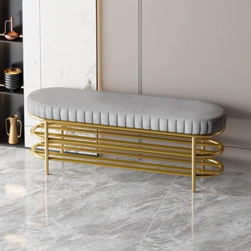 Schuhbank, 3-stöckiges Schuhregal mit Technik-Tuchkissen Sitz für Flur, Eingang, Wohnzimmer, Schlafzimmer von Generisch