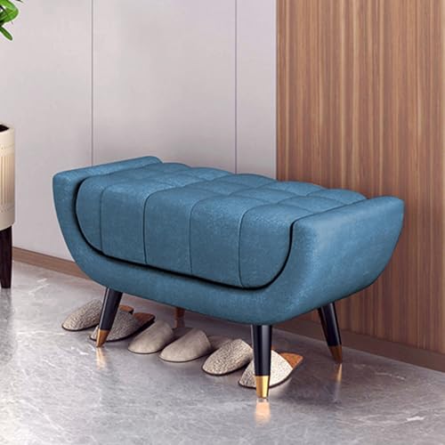 Schuhbank Polsterhocker Polsterhocker Aufbewahrung - Samtstoff Fußstütze für Eingangsbereich, Schlafzimmer, Wohnzimmer, Balkon - Stilvolles und funktionales Design Schuhbank Polsterhocker Polsterhocker Aufbewahrung - Samtstoff Fußstütze für Eingangsbereich, Schlafzimmer, Wohnzimmer, Balkon - Stilvolles und funktionales Design von Generisch