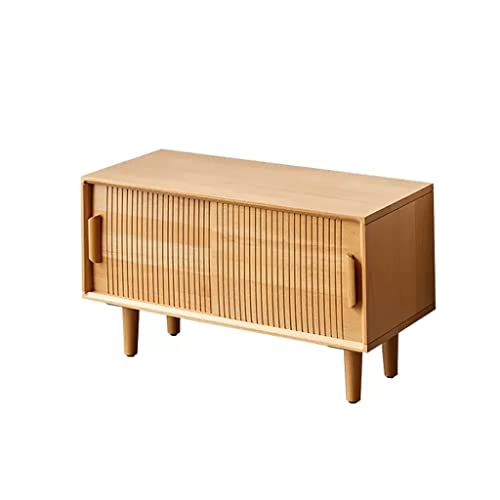Schuhbank aus Holz für den Eingangsbereich - Vielseitiger Schuhwechselhocker Platzsparender Schuhschrank Einteilige Lange Bank Schuhregal Perfekt für Tür und Heimgebrauch (A-Klein) von Generisch