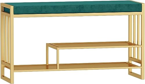 Schuhbank aus Metall mit 2 Ebenen, robustes Schuhregal, Organizer für Eingangsbereich, Wohnzimmer, Flur Schuhbank aus Metall mit 2 Ebenen, robustes Schuhregal, Organizer für Eingangsbereich, Wohnzimmer, Flur von Generisch