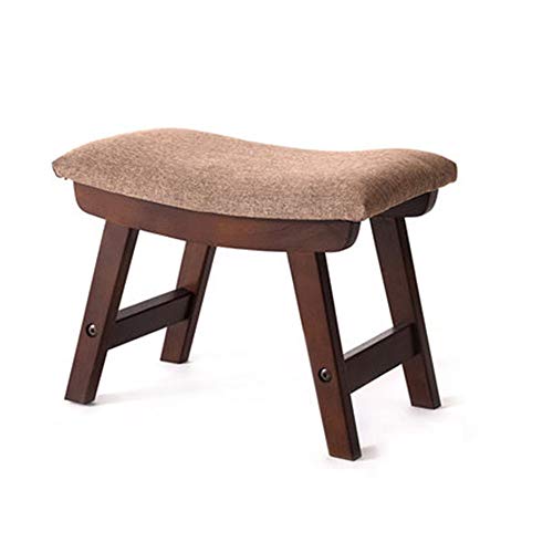 Schuhbank aus Stoff, Massivholz, Heimbank, Sofa-Hocker zum Waschen, 38 x 24 x 29 cm Schuhbank aus Stoff, Massivholz, Heimbank, Sofa-Hocker zum Waschen, 38 x 24 x 29 cm von Generisch