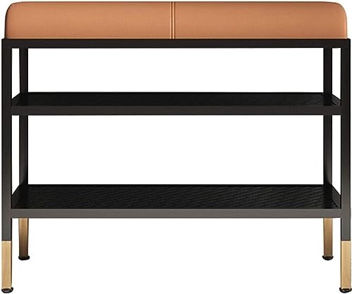 Schuhbank für den Eingangsbereich, mit Kissen, doppellagiges Design für organisierte Schuhaufbewahrung, perfekt für Flur, Schlafzimmer oder Wohnzimmer Schuhbank für den Eingangsbereich, mit Kissen, doppellagiges Design für organisierte Schuhaufbewahrung, perfekt für Flur, Schlafzimmer oder Wohnzimmer von Generisch