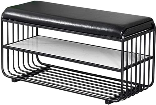 Schuhbank für den Eingangsbereich, mit weichem Kissen, Aufbewahrungs- und Wickelhocker für Zuhause, Garderobe und Nachttisch Schuhbank für den Eingangsbereich, mit weichem Kissen, Aufbewahrungs- und Wickelhocker für Zuhause, Garderobe und Nachttisch von Generisch