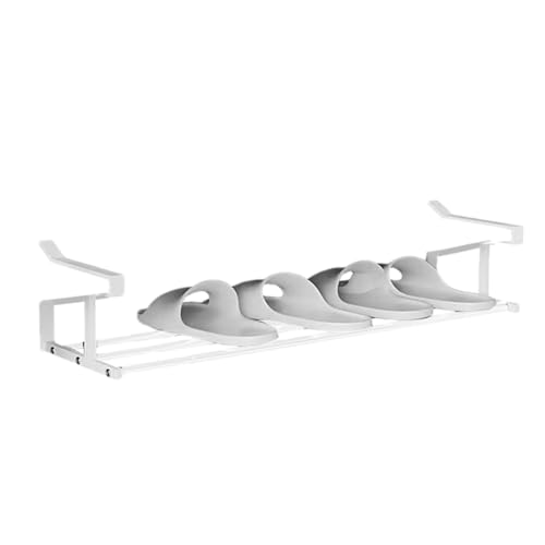 Schuhgepäck -Tablett Clip ON - Einstellbare, versenkbare Schuhschrank -Organizer mit stapelbaren Trennschichten | Platz sparende Lagerung für High Heels, Hausschuhe, Trainer oder Stiefel Easy Clip -Re von Generisch