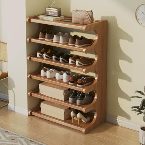 Schuhregal, groß, schmal, multifunktional, platzsparend, für Eingangsbereich, Schrank, Ecke und Tür, ideale Aufbewahrungslösung für kleine Schuhe Schuhregal, groß, schmal, multifunktional, platzsparend, für Eingangsbereich, Schrank, Ecke und Tür, ideale Aufbewahrungslösung für kleine Schuhe von Generisch