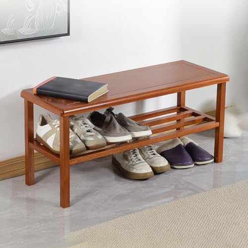 Schuhregal Bank - Holz Eingangsaufbewahrung für Flur, platzsparendes Design von Generisch