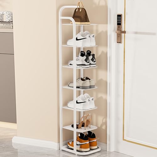 Schuhregal aus Bambus mit 10 Ebenen, vertikales Schuhregal für Eingangsbereich, Wohnzimmer, Flur und Badezimmer, langlebiges, faltbares Design mit Blumenmuster, platzsparende Aufbewahrungslösung Schuhregal aus Bambus mit 10 Ebenen, vertikales Schuhregal für Eingangsbereich, Wohnzimmer, Flur und Badezimmer, langlebiges, faltbares Design mit Blumenmuster, platzsparende Aufbewahrungslösung von Generisch