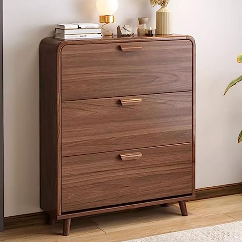 Schuhschrank - Modernes, schmales, freistehendes Schuhregal für den Eingangsbereich, schlankes Design für Flur, ideal für kleine Räume mit verstecktem Stauraum Schuhschrank - Modernes, schmales, freistehendes Schuhregal für den Eingangsbereich, schlankes Design für Flur, ideal für kleine Räume mit verstecktem Stauraum von Generisch