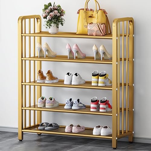Schuhständer aus Eisen, einfaches Regal, mehrschichtige Ständer, für Eingangstür, Veranda, Wohnzimmer, Schlafzimmer, Schlafzimmer Schuhständer aus Eisen, einfaches Regal, mehrschichtige Ständer, für Eingangstür, Veranda, Wohnzimmer, Schlafzimmer, Schlafzimmer von Generisch
