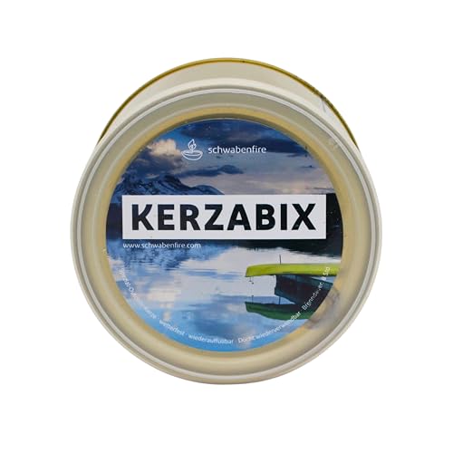 Schwabenfire Outdoorkerze Dosenkerze Kerzabix zufalls Motiv Reisekerze Camping Kerze Geschenke für Frauen Frauen Windlicht Outdoor Großes Teelicht Schwabenfeuer Kerze Wasserdichte Kerzen Kerzen to go von Generisch