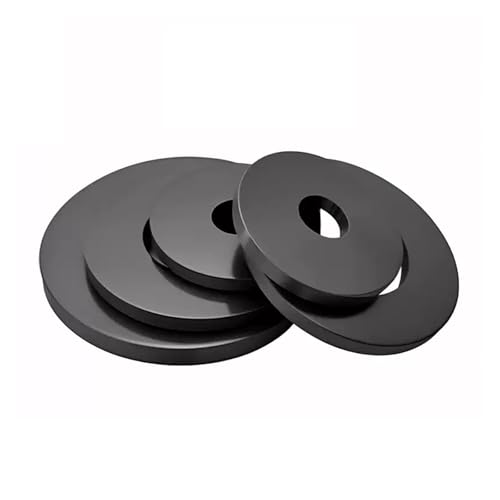 Schwarze, weiche Gummi-Unterlegscheibe M2 .5/3 /4/5 /6/7 /8/10 /12-/42 Isolierungs-Dichtungsring-Dichtung O-Ring(OD 31mm) von Generisch