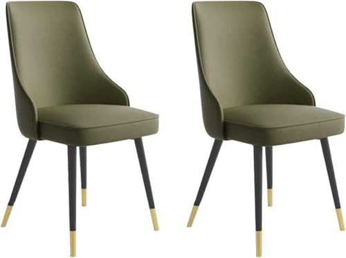 Schwarze Küchen- und Esszimmerstühle, 2er-Set, wasserdicht, PU-Leder, Loungehocker mit Metallbeinen, moderne Barhocker für Wohnzimmer & Küche Schwarze Küchen- und Esszimmerstühle, 2er-Set, wasserdicht, PU-Leder, Loungehocker mit Metallbeinen, moderne Barhocker für Wohnzimmer & Küche von Generisch