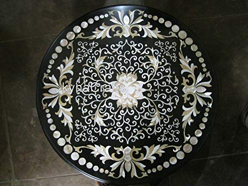Schwarze Tischplatte I Marmor Esstisch Platte I Marmor Sofa Tischplatte I Marmor Rasen Tischplatte I Marmor Wohnzimmer Tischplatte I Marmor Tischplatte 42 x 42 Zoll Schwarze Tischplatte I Marmor Esstisch Platte I Marmor Sofa Tischplatte I Marmor Rasen Tischplatte I Marmor Wohnzimmer Tischplatte I Marmor Tischplatte 42 x 42 Zoll von Generisch