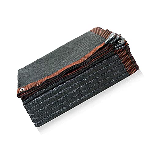 Schwarzer Schattenstoff, 8 x 10 m, UV-beständiges Sonnenschutznetz, Outdoor-Baldachin, Stoff mit Ösen, ideal für Garten, Carport, Pergola und Gewächshaus Schwarzer Schattenstoff, 8 x 10 m, UV-beständiges Sonnenschutznetz, Outdoor-Baldachin, Stoff mit Ösen, ideal für Garten, Carport, Pergola und Gewächshaus von Generisch