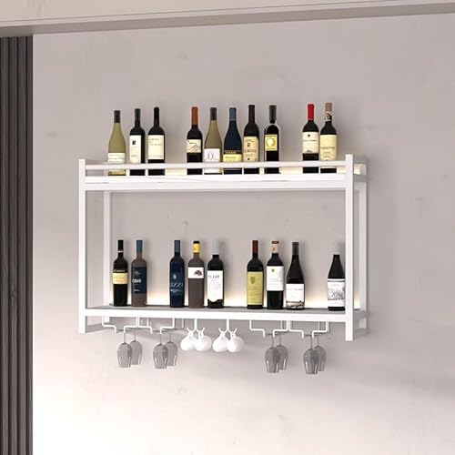 Schwebende Bar Likörregale – industrielles Metall-Weinregal zur Wandmontage mit Glashalter, stilvolle Aufbewahrung für Hausbar oder Wohnzimmer Schwebende Bar Likörregale – industrielles Metall-Weinregal zur Wandmontage mit Glashalter, stilvolle Aufbewahrung für Hausbar oder Wohnzimmer von Generisch