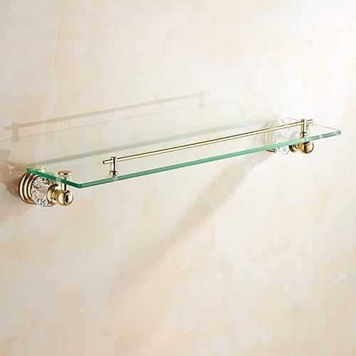 Schwebende Duschablage – Kristallgoldener Handtuchhalter & Organizer – Wandmontierte Badezimmer-Aufbewahrung für Shampoo und Zubehör – Eck-Duschregal Schwebende Duschablage – Kristallgoldener Handtuchhalter & Organizer – Wandmontierte Badezimmer-Aufbewahrung für Shampoo und Zubehör – Eck-Duschregal von Generisch