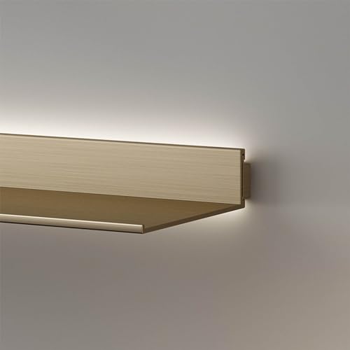 Schwebende LED-Wandregale – doppelseitiges Regal aus Aluminiumlegierung für kreative Aufbewahrung, Bücher, Weinregal, moderne Wandmontage, stilvolle Heimdekoration Schwebende LED-Wandregale – doppelseitiges Regal aus Aluminiumlegierung für kreative Aufbewahrung, Bücher, Weinregal, moderne Wandmontage, stilvolle Heimdekoration von Generisch
