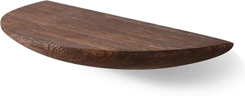 Schwebende Regale, Wandregal aus Holz zur Wanddekoration, stabile kleine Holzregale zum Aufhängen für Schlafzimmer, Wohnzimmer, Badezimmer, Küche, Ecke, Dunkelbraun, 25 cm Schwebende Regale, Wandregal aus Holz zur Wanddekoration, stabile kleine Holzregale zum Aufhängen für Schlafzimmer, Wohnzimmer, Badezimmer, Küche, Ecke, Dunkelbraun, 25 cm von Generisch