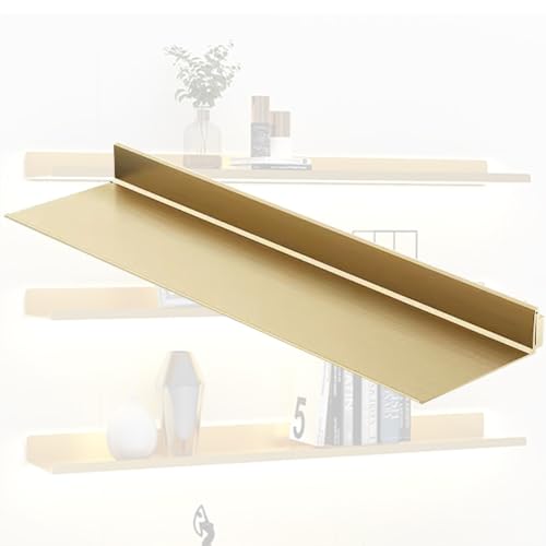 Schwebende Regale mit unsichtbaren Halterungen und schützendem Frontschutz, Wandmontage, Bücherregal, Wanddekoration für Schlafzimmer, Badezimmer, Wohnzimmer und Küche Schwebende Regale mit unsichtbaren Halterungen und schützendem Frontschutz, Wandmontage, Bücherregal, Wanddekoration für Schlafzimmer, Badezimmer, Wohnzimmer und Küche von Generisch