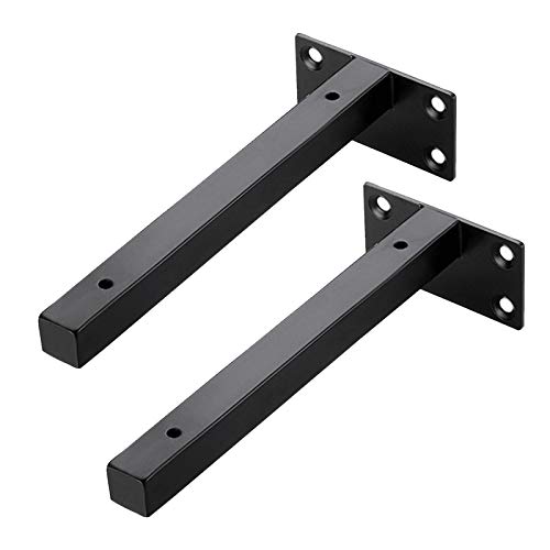 Schwebende Regalhalterung, Wandmontierte Regalstützen, unsichtbare verdeckte Hardware für Regale im Industriestil von Generisch