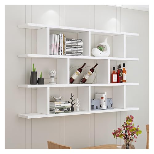 Schwebende Wandregale, hängende Bücherregale für Aufbewahrung und Heimdekoration, ideal für die Organisation jedes Raumes Schwebende Wandregale, hängende Bücherregale für Aufbewahrung und Heimdekoration, ideal für die Organisation jedes Raumes von Generisch