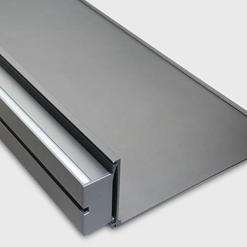 Schwebende Wandregale mit LED-Beleuchtung, Aluminiumlegierung, leuchtendes Display für Bücher und Dekoration Schwebende Wandregale mit LED-Beleuchtung, Aluminiumlegierung, leuchtendes Display für Bücher und Dekoration von Generisch