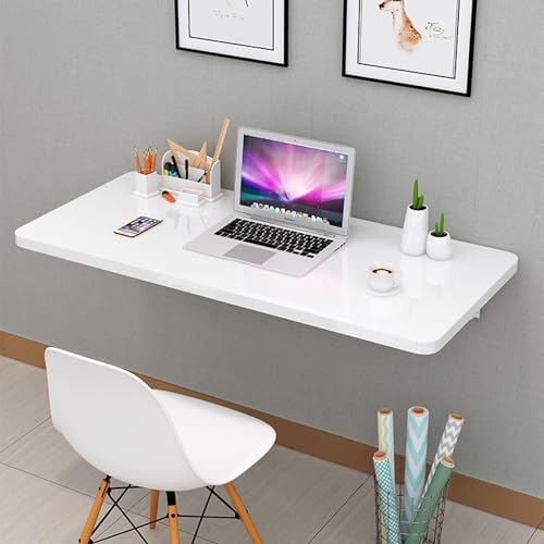 Schwebender Drop-Leaf-Laptop-Schreibtisch, klappbarer Arbeitstisch für kleine Räume, Büro, Bad, Küche, mit klappbaren Regalhalterungen Schwebender Drop-Leaf-Laptop-Schreibtisch, klappbarer Arbeitstisch für kleine Räume, Büro, Bad, Küche, mit klappbaren Regalhalterungen von Generisch