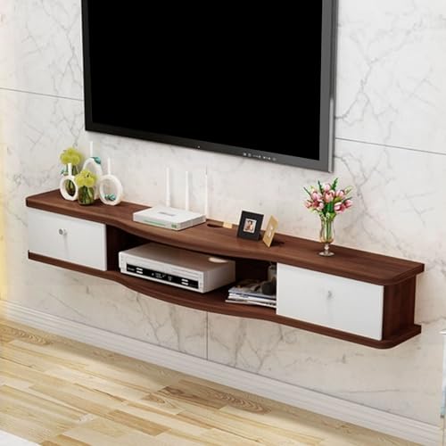 Schwebender Fernsehschrank mit Stauraum for Schlafzimmer, Schwebende Fernsehtisch Unter Dem TV-Regal Schwebender Fernsehschrank mit Stauraum for Schlafzimmer, Schwebende Fernsehtisch Unter Dem TV-Regal von Generisch