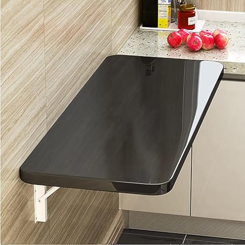 Schwebender Klapptisch zur Wandmontage, platzsparende Lösung für Zuhause, Büro, Küche, Esszimmer von Generisch