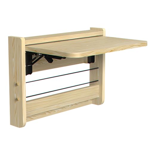 Schwebender Laptop-Schreibtisch, wandmontierter Klapptisch, zusammenklappbarer Arbeitsplatz für kleine Räume, ideal für Arbeitszimmer, Schlafzimmer, Badezimmer oder Waschküche Schwebender Laptop-Schreibtisch, wandmontierter Klapptisch, zusammenklappbarer Arbeitsplatz für kleine Räume, ideal für Arbeitszimmer, Schlafzimmer, Badezimmer oder Waschküche von Generisch