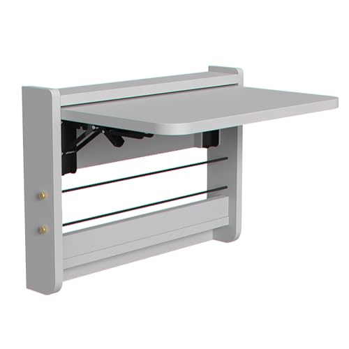 Schwebender Laptop-Schreibtisch, wandmontierter Klapptisch, zusammenklappbarer Arbeitsplatz für kleine Räume, ideal für Arbeitszimmer, Schlafzimmer, Badezimmer oder Waschküche Schwebender Laptop-Schreibtisch, wandmontierter Klapptisch, zusammenklappbarer Arbeitsplatz für kleine Räume, ideal für Arbeitszimmer, Schlafzimmer, Badezimmer oder Waschküche von Generisch