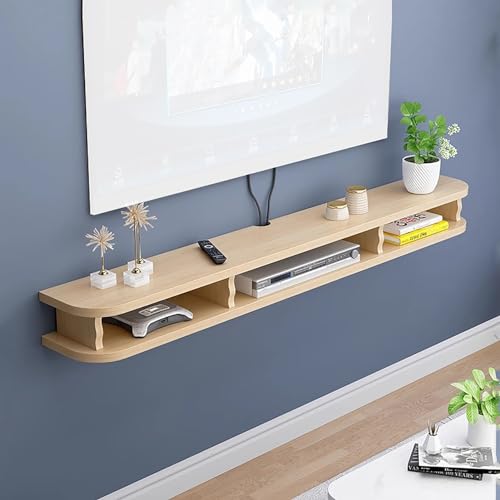 Schwebender TV-Ständer, modernes Wand-Unterhaltungszentrum für Wohnzimmer und Schlafzimmer, platzsparendes Design von Generisch
