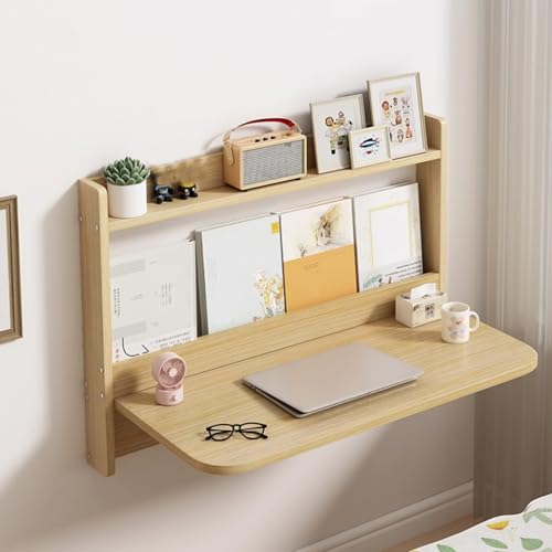 Schwebender Wandschreibtisch, platzsparender Holz-Esstisch für kleine Räume, Wandmontage, Klappschreibtisch für Küche oder Werkbank Schwebender Wandschreibtisch, platzsparender Holz-Esstisch für kleine Räume, Wandmontage, Klappschreibtisch für Küche oder Werkbank von Generisch