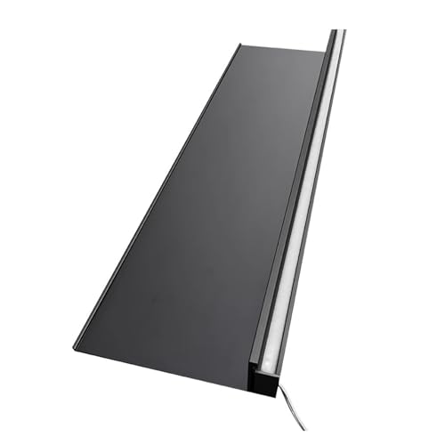 Schwebendes LED-Regal mit Transformator, Metall, Wandmontage, beleuchtetes Bücherregal für Wohnzimmer und Schlafzimmer, moderne dekorative Aufbewahrungslösung Schwebendes LED-Regal mit Transformator, Metall, Wandmontage, beleuchtetes Bücherregal für Wohnzimmer und Schlafzimmer, moderne dekorative Aufbewahrungslösung von Generisch