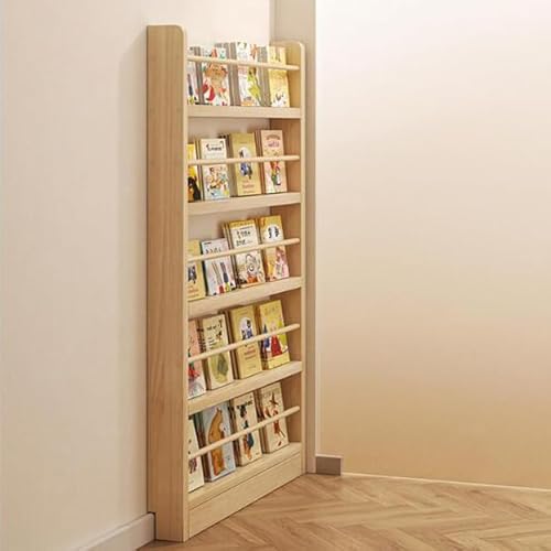 Schwebendes Wandregal für Bücher – platzsparendes schmales Design, perfekte Aufbewahrung hinter der Tür für Schlafzimmer, Wohnzimmer, Kinderzimmer Schwebendes Wandregal für Bücher – platzsparendes schmales Design, perfekte Aufbewahrung hinter der Tür für Schlafzimmer, Wohnzimmer, Kinderzimmer von Generisch