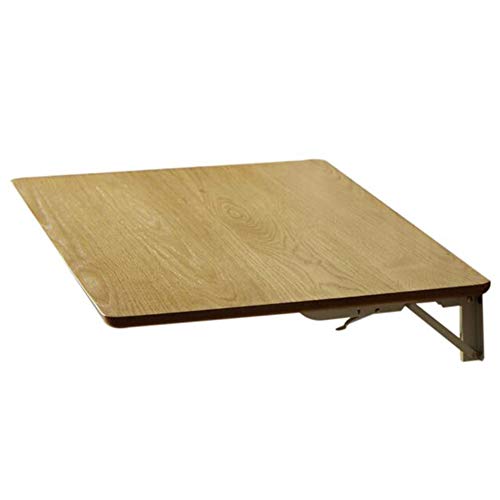Schwebendes Wandregal & Klapptisch mit Klapptisch, platzsparender Computertisch zur Wandmontage, mit Metallhalterung, weißes Eichen-Finish, unterstützt 40–60 kg, Größe 80 x 50 cm Schwebendes Wandregal & Klapptisch mit Klapptisch, platzsparender Computertisch zur Wandmontage, mit Metallhalterung, weißes Eichen-Finish, unterstützt 40–60 kg, Größe 80 x 50 cm von Generisch