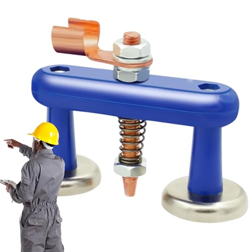 Schweißer Erdungsklemme - Magnetische Schweißhalterung | Verstellbare Hochleistungs Schweißzubehör Für Bastelprojekte Und Metallverarbeitung Schweißer Erdungsklemme - Magnetische Schweißhalterung | Verstellbare Hochleistungs Schweißzubehör Für Bastelprojekte Und Metallverarbeitung von Generisch