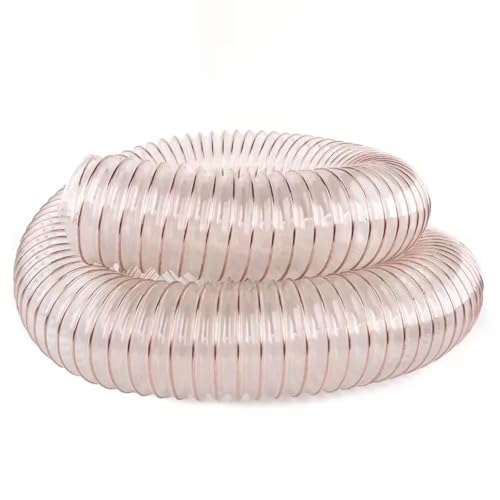 Schwerer Saug-Druck PU-Spiralschlauch - Vakuumschlauch Förderschlauch Absaugschlauch Superleicht, 1m Sehr Flexibel, Schwer Entflammbar, Für Absauganlage (300 mm Innendurchmesser) von Generisch