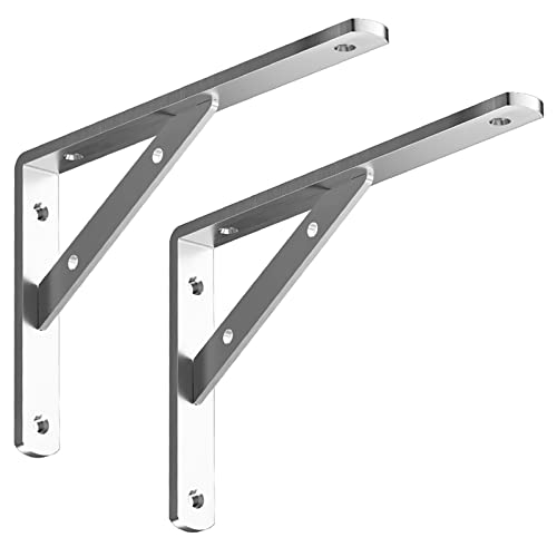Schwerlast 90 Grad Regalträger 2 Stück Wandhalterung für Gipskarton Tragkraft 40 200kg Inklusive Schrauben Größe:40x25cm Verstellbare Unterstützung für Regal von Generisch