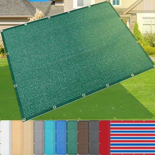 Schwerlast-Schattennetz mit Ösen, 185 g/m², 6 m x 13 m, 95 % UV-Sonnenschutz für Innenhöfe, Gewächshäuser, Pools und Gärten, strapazierfähiges Außenmarkise, Grün Schwerlast-Schattennetz mit Ösen, 185 g/m², 6 m x 13 m, 95 % UV-Sonnenschutz für Innenhöfe, Gewächshäuser, Pools und Gärten, strapazierfähiges Außenmarkise, Grün von Generisch